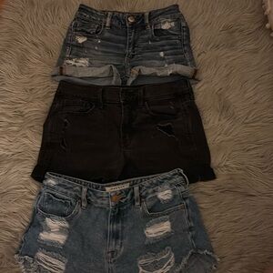 3 pack jean shorts